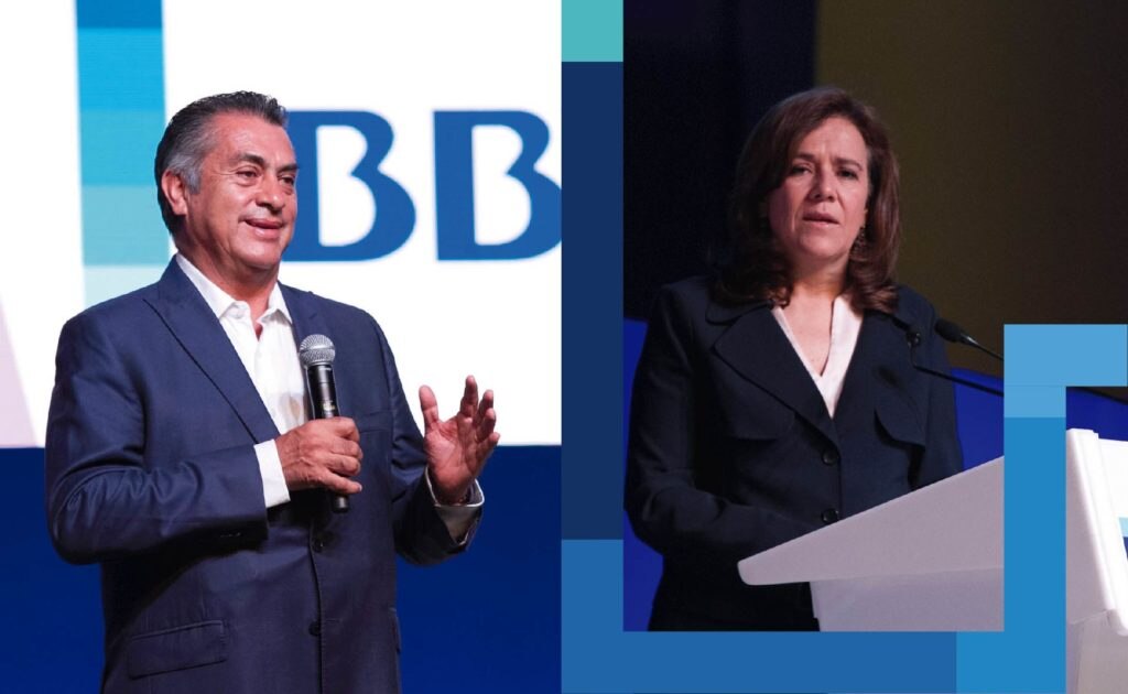 En el marco de la Reunión Nacional de Consejeros Regionales de BBVA Bancomer 2018, se presentaron los candidatos independientes, Margarita Zavala Gómez del Campo y Jaime Rodríguez Calderón 'El Bronco'. Elecciones México Fotografía de En el marco de la Reunión Nacional de Consejeros Regionales de BBVA Bancomer 2018, se presentaron los candidatos independientes, Margarita Zavala Gómez del Campo y Jaime Rodríguez Calderón 'El Bronco'. Elecciones México