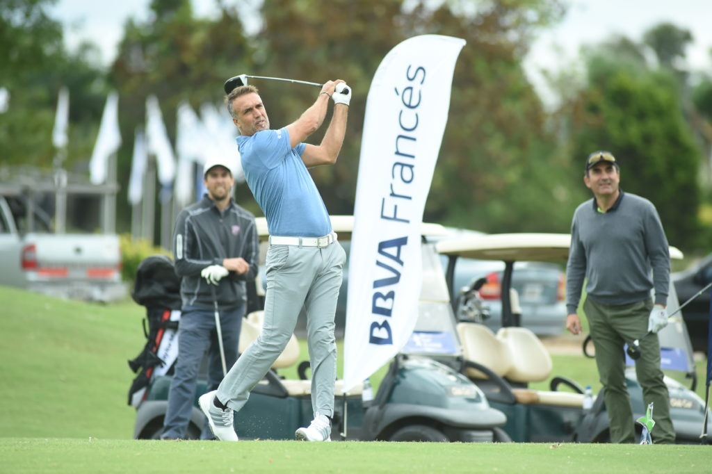 Gabriel Batistuta en el Participantes del BBVA Celebrity Golf Invitational by DELL EMC