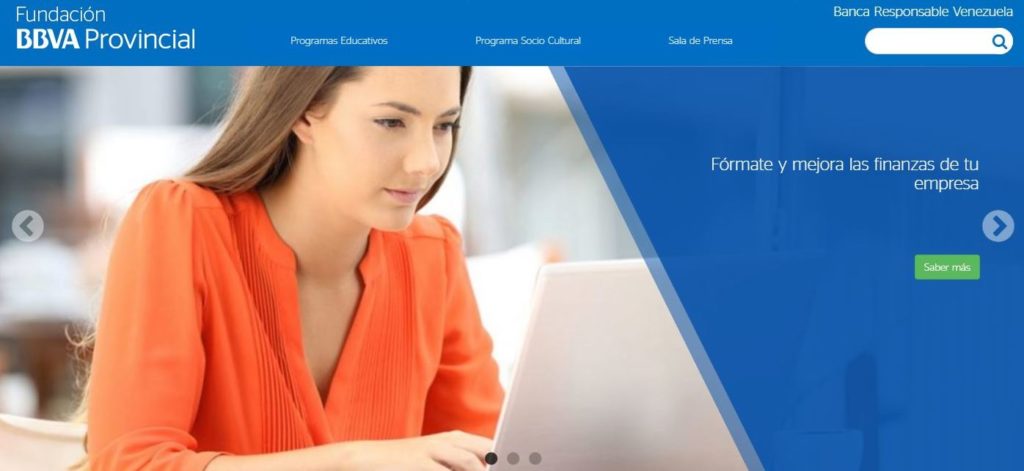 Página web Fundación BBVA Provincial Página web Fundación BBVA Provincial