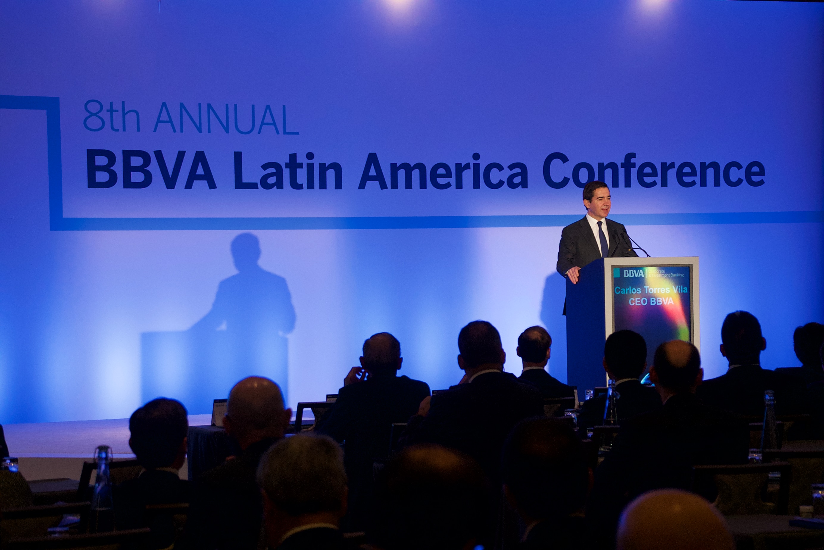 Fotografía de BBVA, Latam, Latin america Conference, Conferencia, finanzas, inversores, emisores de deuda, Consejero Delegado