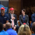 BBVA Compass and the Houston Rockets teamed up on Thursday, May 3, at a press conference held at the Alabama Sports Hall of Fame to announce the date, location and opponent of the BBVA Compass Iron City Showdown.