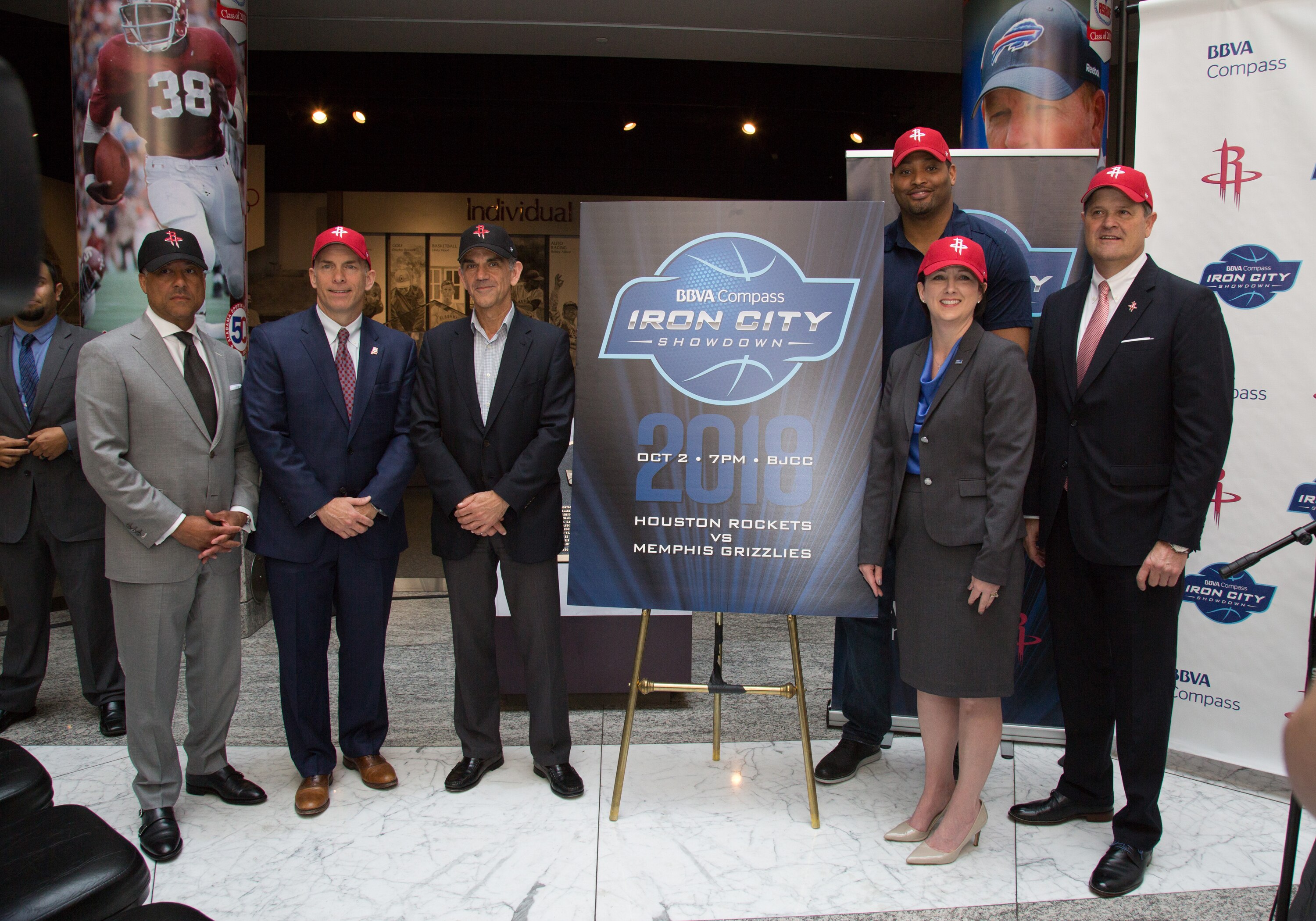 BBVA Compass Iron City Showdown brings the Houston Rockets and the Memphis Grizzlies to Birmingham