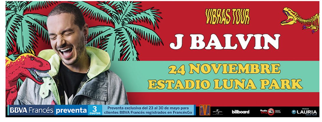 J Balvin llega a la Argentina de la mano de BBVA Francés J Balvin llega a la Argentina de la mano de BBVA Francés