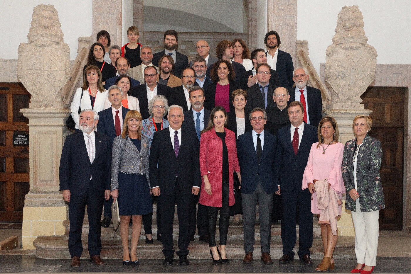 La reina Letizia en el XIII Seminario Internacional de Fundéu BBVA La reina Letizia en el XIII Seminario Internacional de Fundéu BBVA