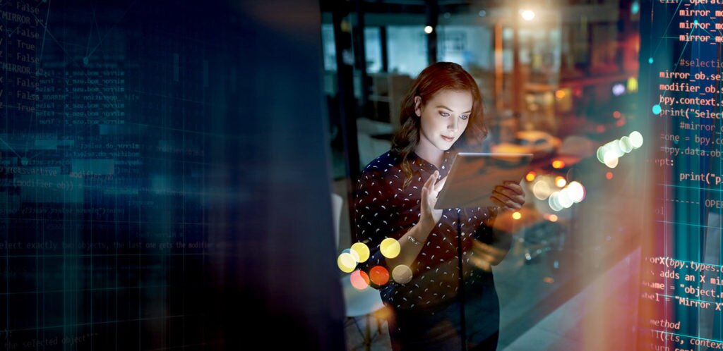 pagos-tablet-tecnologia-innovacion-digital-transformacion-mujer-bbva pagos-tablet-tecnologia-innovacion-digital-transformacion-mujer-bbva