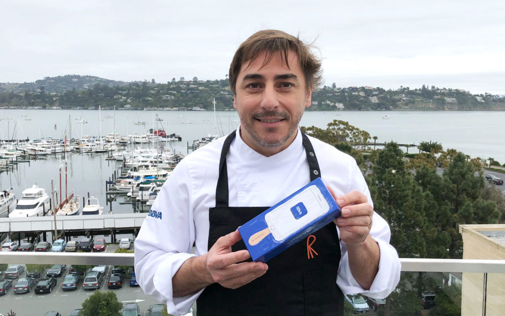 Jordi Roca presenta el Icephone, un helado dedicado a BBVA