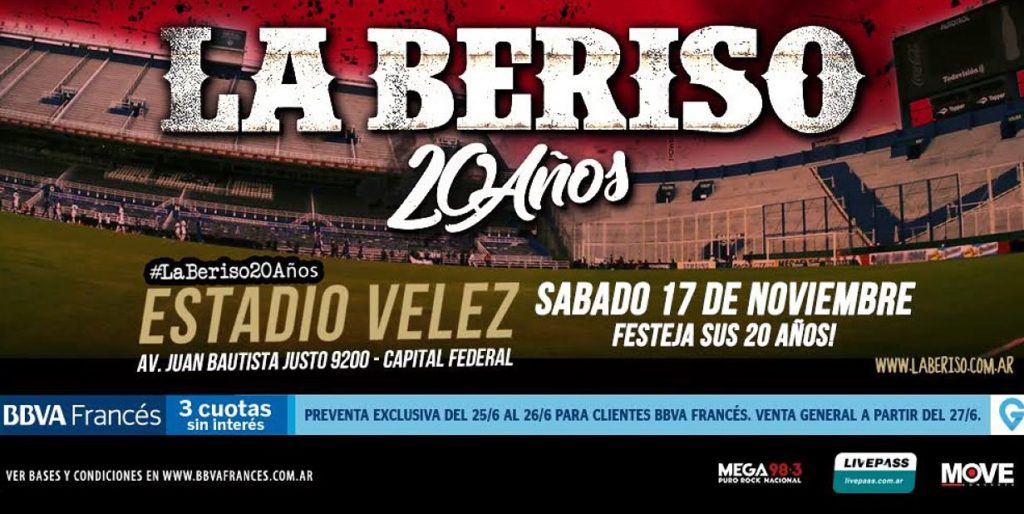 La Beriso auspiciada por BBVA Francés