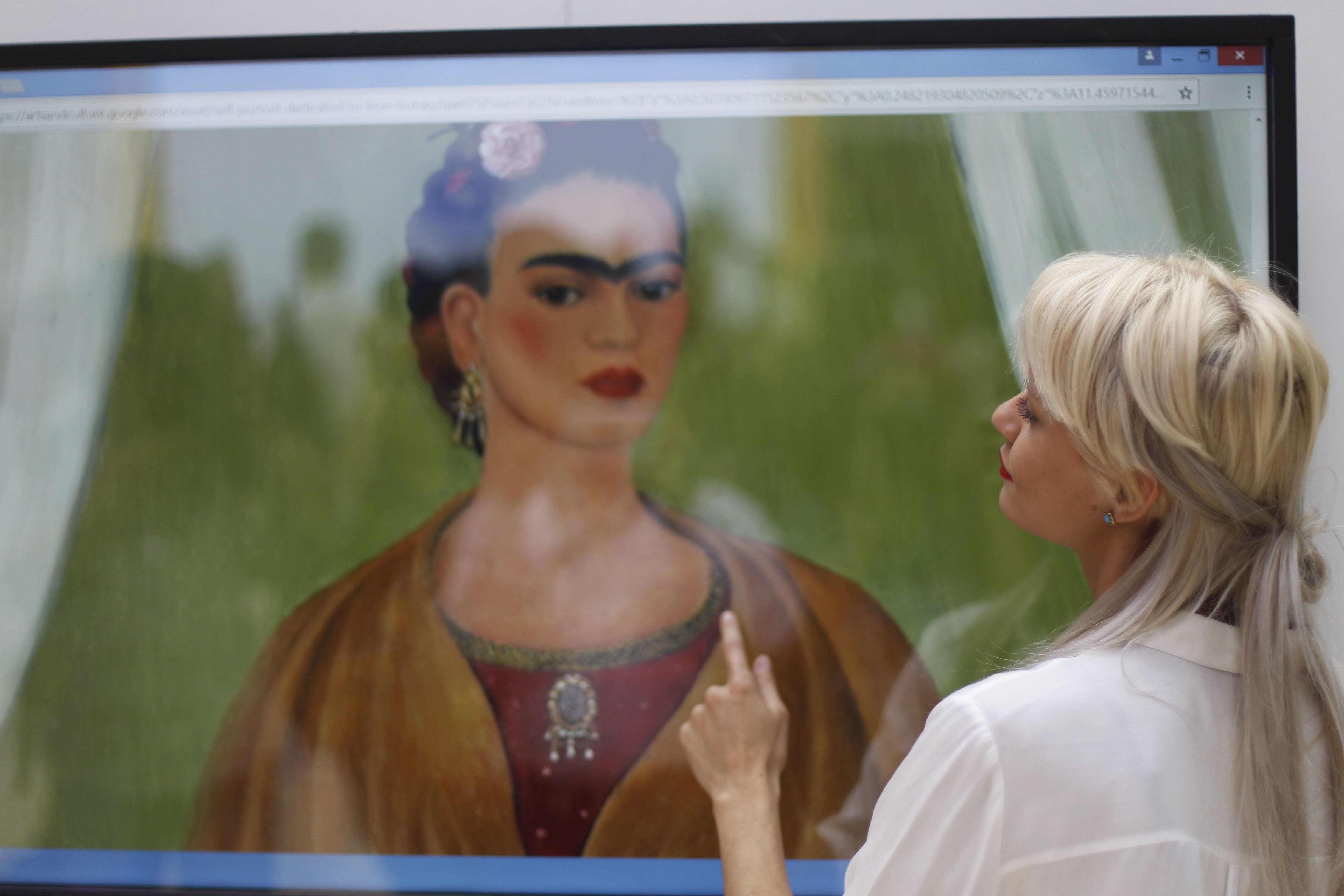 No usar a partir del 31 de diciembre de 2018 EFE México Frida Kahlo cuadro arte tecnología digitalización recurso BBVA
