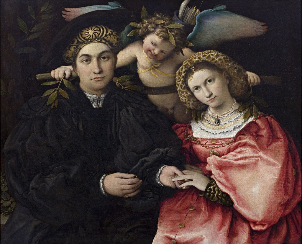 Lorenzo Lotto. Micer Marsilio Cassotti y su esposa Faustina, 1523 (Museo del Prado) Lorenzo Lotto. Micer Marsilio Cassotti y su esposa Faustina, 1523 (Museo del Prado)