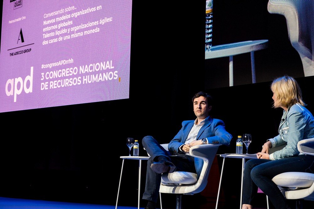 Imagen de Ricardo Forcano (BBVA) en el Congreso Nacional de RR HH 2018