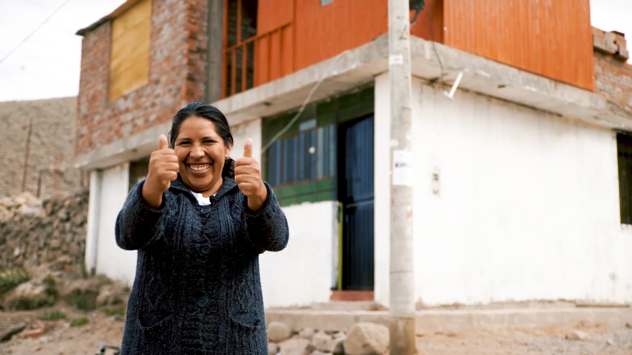 Rosa Ancco emprendedora peruana de la FMBBVA Fotografía de Rosa Ancco emprendedora peruana de la FMBBVA
