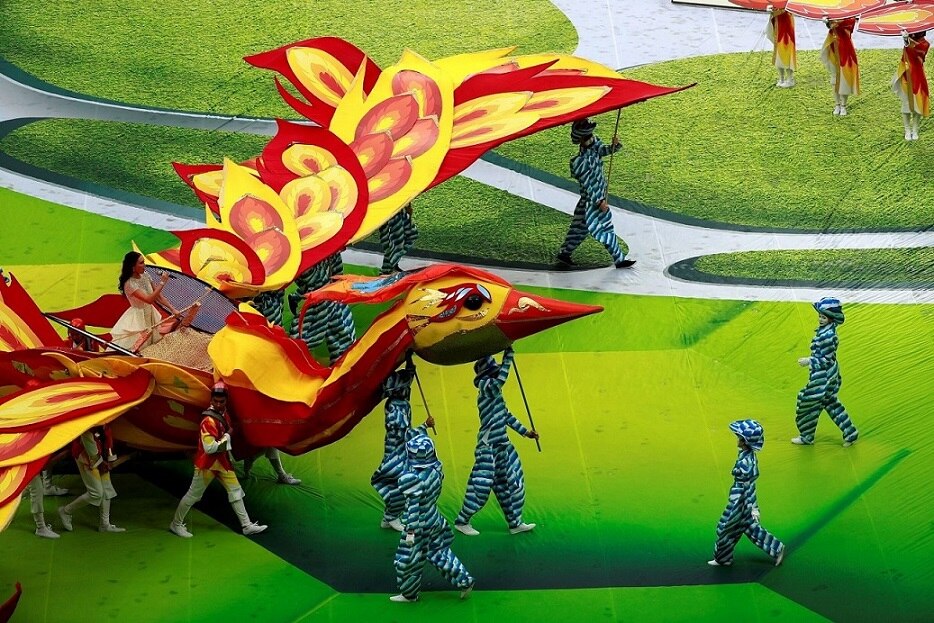 Inauguración de la Copa del Mundo en Rusia.