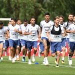 Rusia, 24 de junio de 2018: El seleccionado argentino realiza la pràctica matutina con vistas al encuentro definitorio fresnta de Nigeria. Foto: Maximiliano Luna/Telam/Enviado especial