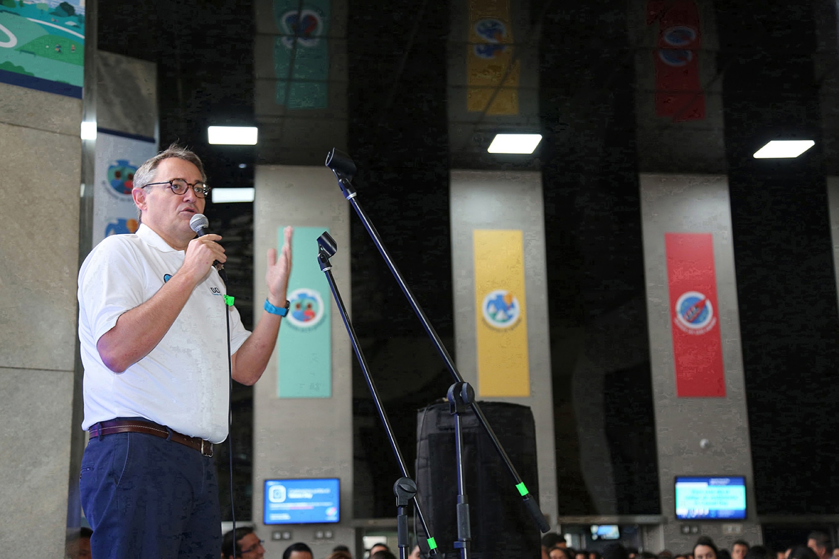 Presidente-Óscar-Cabrera-durante-la-inauguración-del-Values-Day