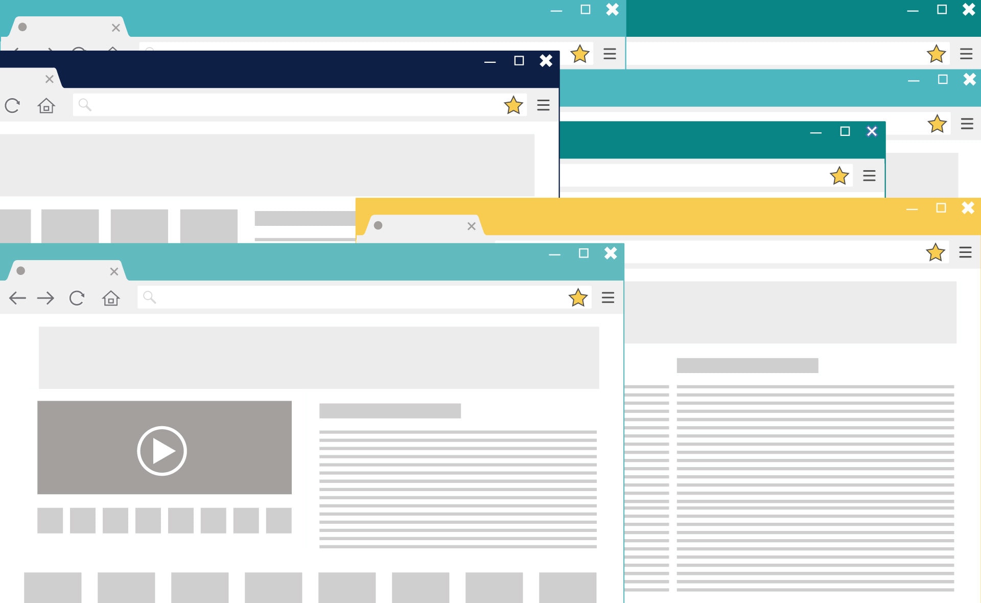 Páginas web diferentes Favoritos recursos BBVA