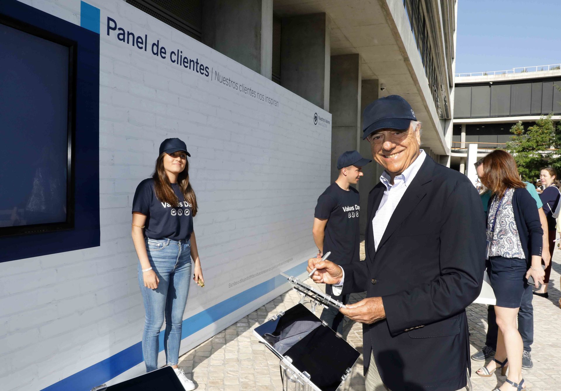 El presidente de BBVA Francisco González durante el BBVA Values Day