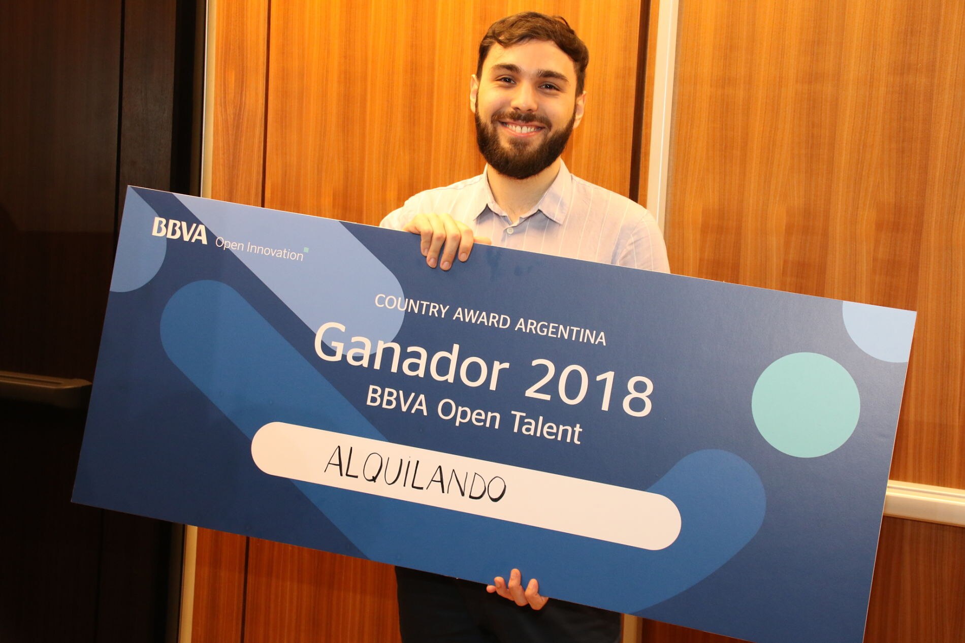 Carlos Missirian de Alquilando, ganador de BBVA Open Talent 2018 en Argentina
