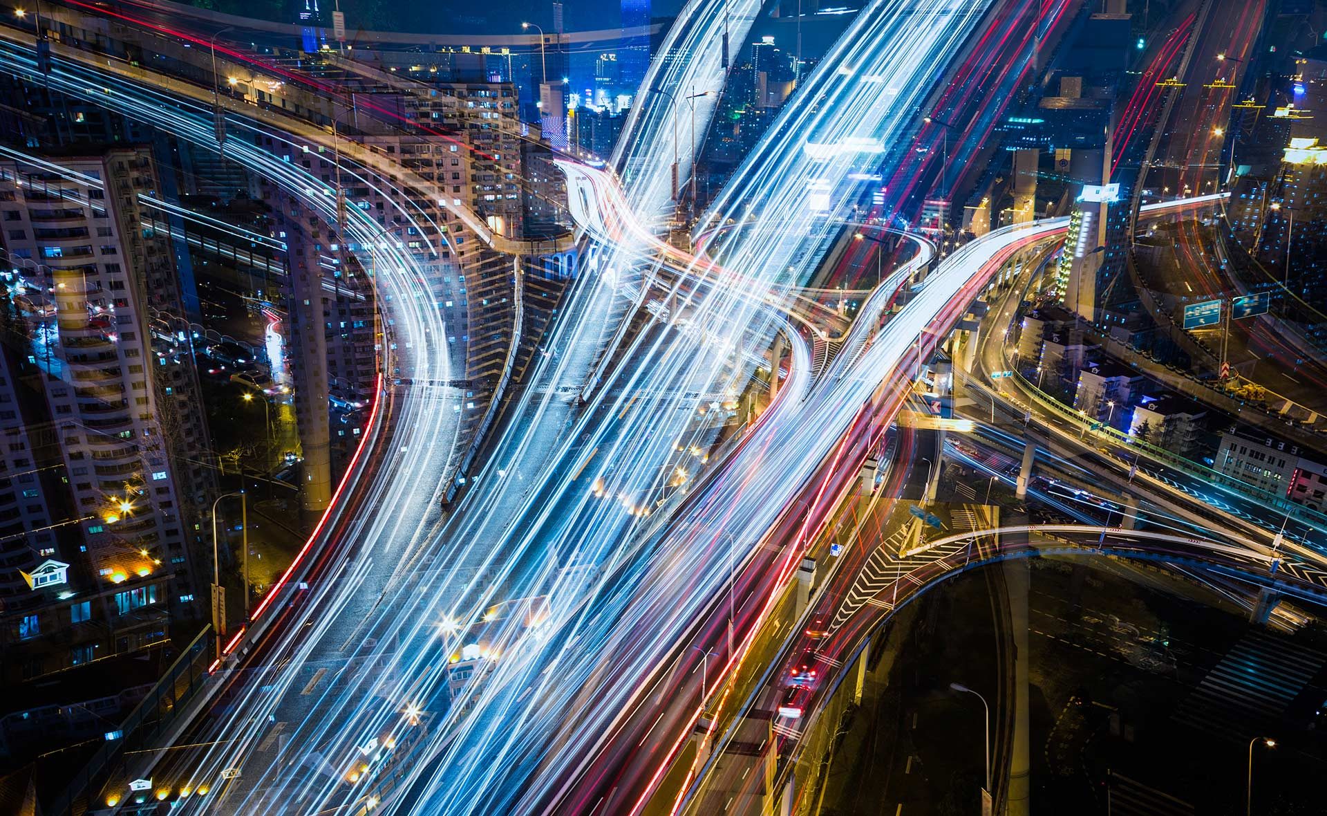 Fotografía de Calle, conexiones, cruces, coches, tecnología, luces, movimiento, velocidad