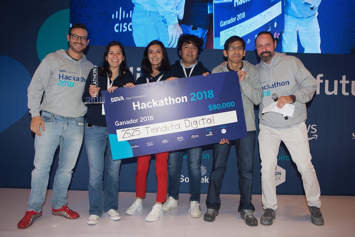 Ganadores del Hackathon BBVA 2018