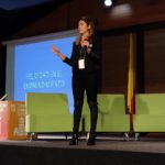 Fotografía de Pilar Sanabria, directora de Escuela para el Emprendimiento, participó en Lidera el Cambio, evento patrocinado por BBVA