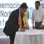 Firma del convenio BBVA-Gobernación