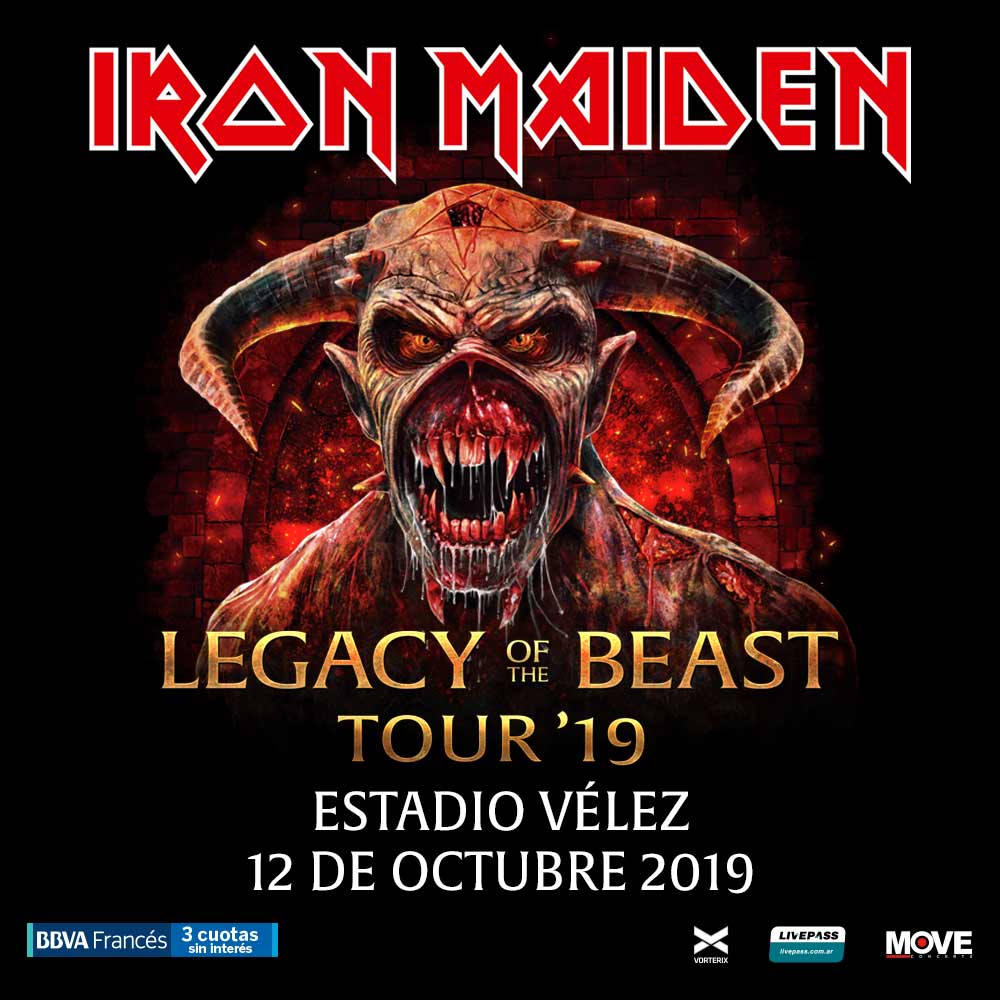 Iron Maiden regresa a la Argentina con 'el show de su vida' BBVA