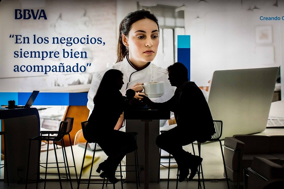 franquicia BBVA stand