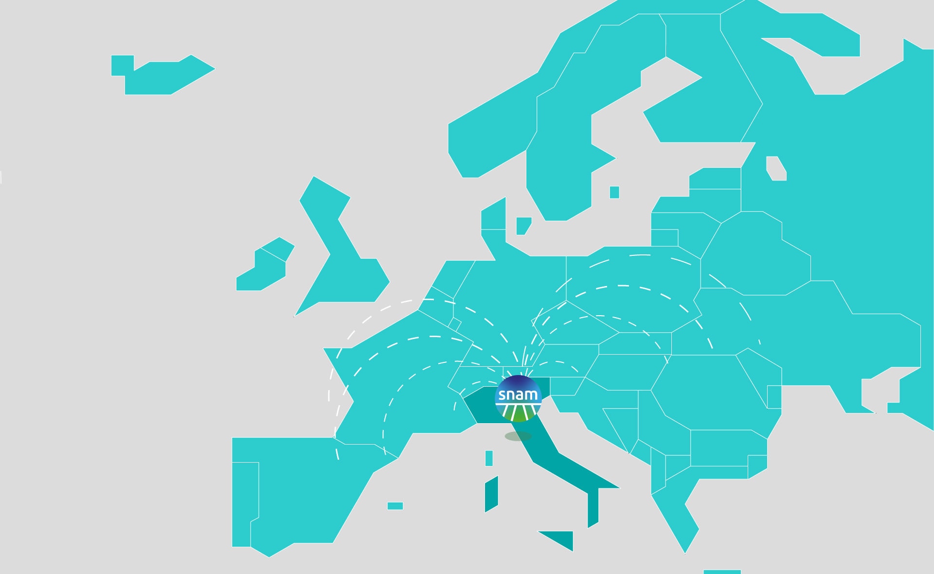 Fotografía de Italia, mapa, Europa, azul, snam, gas, plano