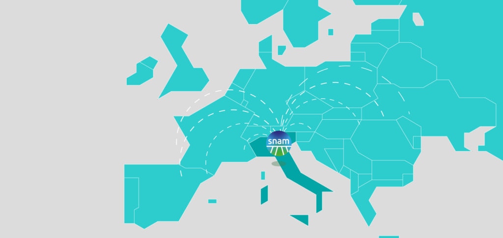 Italia, mapa, Europa, azul, snam, gas, plano Fotografía de Italia, mapa, Europa, azul, snam, gas, plano