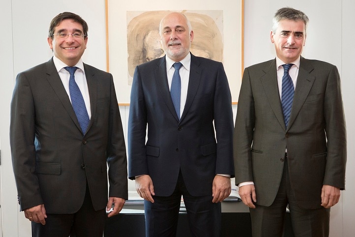 equipo directivo BBVA Catalunya: Llinares Terribas y Piera equipo directivo BBVA Catalunya: Llinares Terribas y Piera