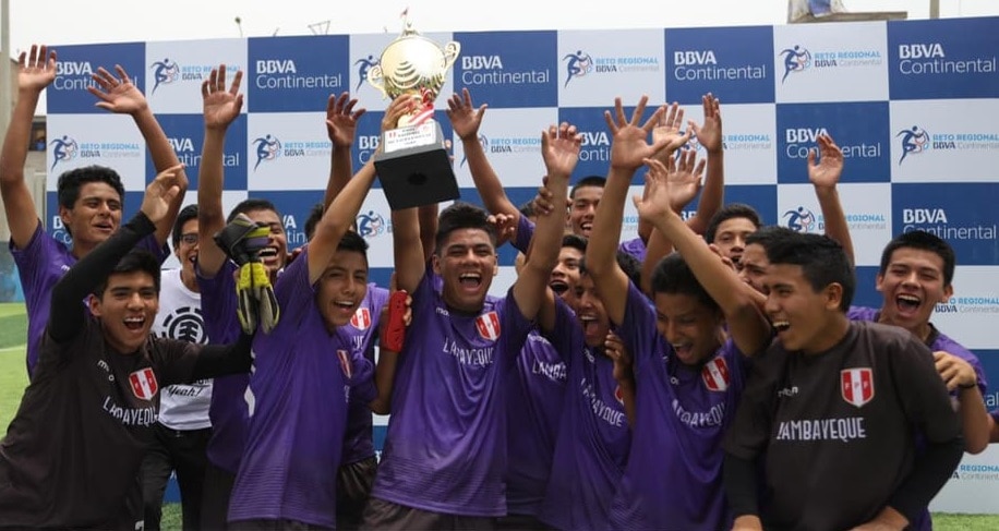 El cuadro de Lambayeque fue el ganador de la categoría Sub 14 del Torneo Reto Regional BBVA 2018.