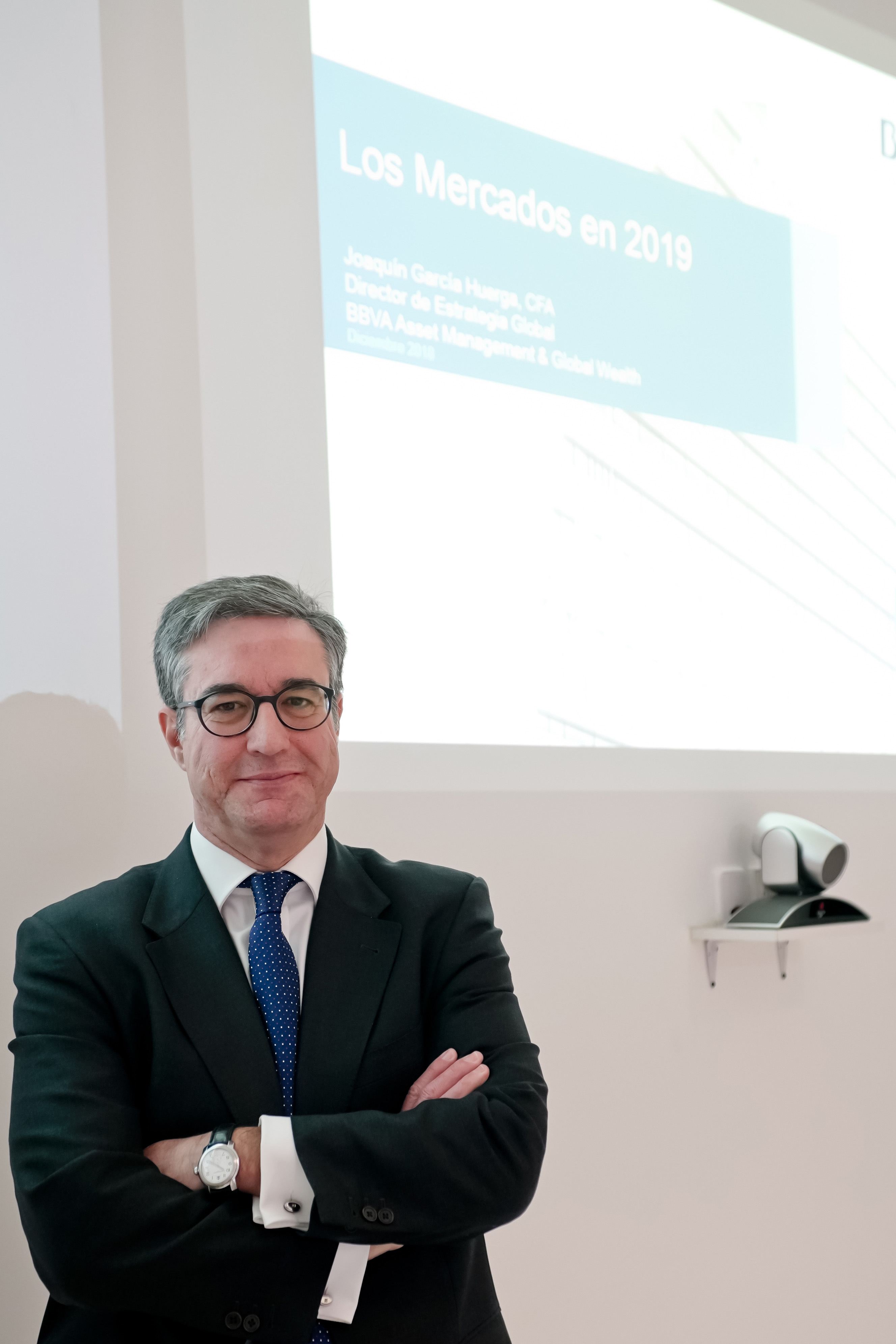 Joaquín García Huerga BBVA Asset Management, Visión de mercados 2019 Fotografía de Joaquín García Huerga BBVA Asset Management, Visión de mercados 2019