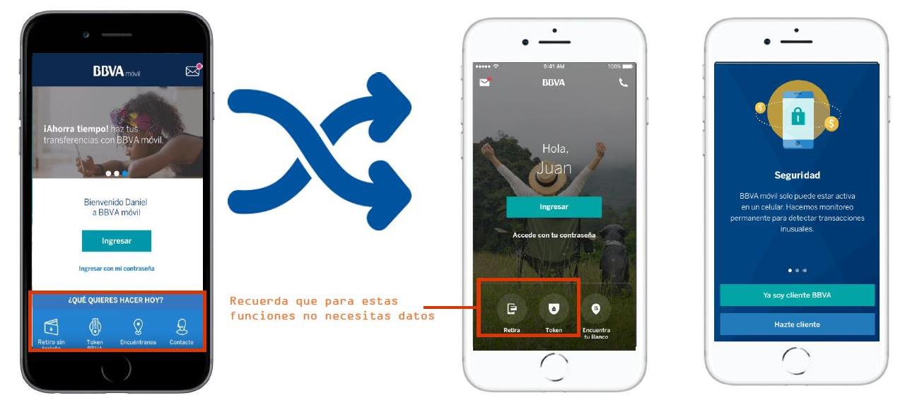 Los clientes de BBVA Móvil en Colombia ahora al ingresar a la app encuentran un ingreso más ligero y con imágenes asociadas a momentos de la vida de los usuarios. Los clientes de BBVA Colombia cuentan ahora con un ingreso más amigable.