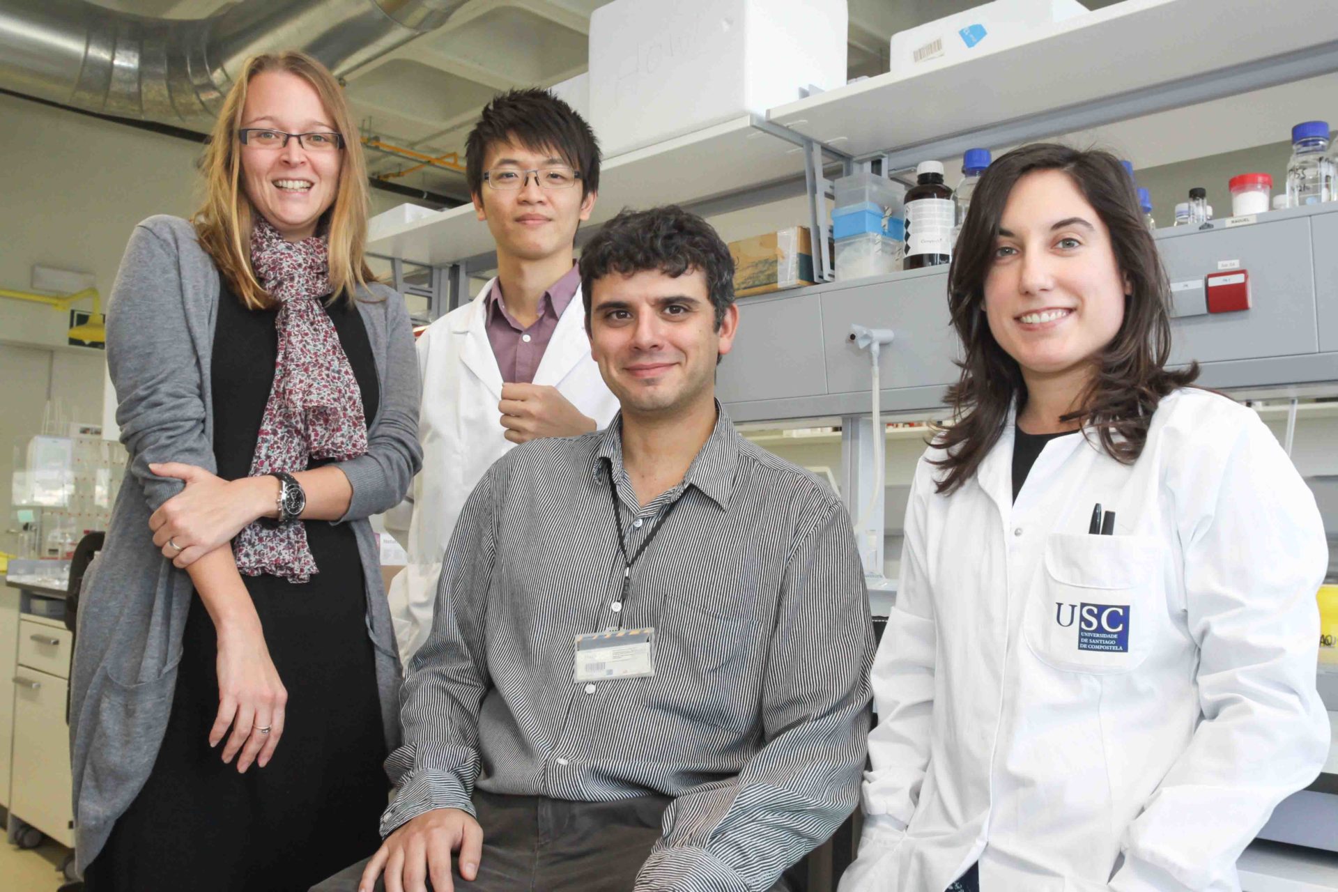 Equipo de Marcos Garcia Fuentes en la Universidad de Santiago de Compostela. Fundacion BBVA