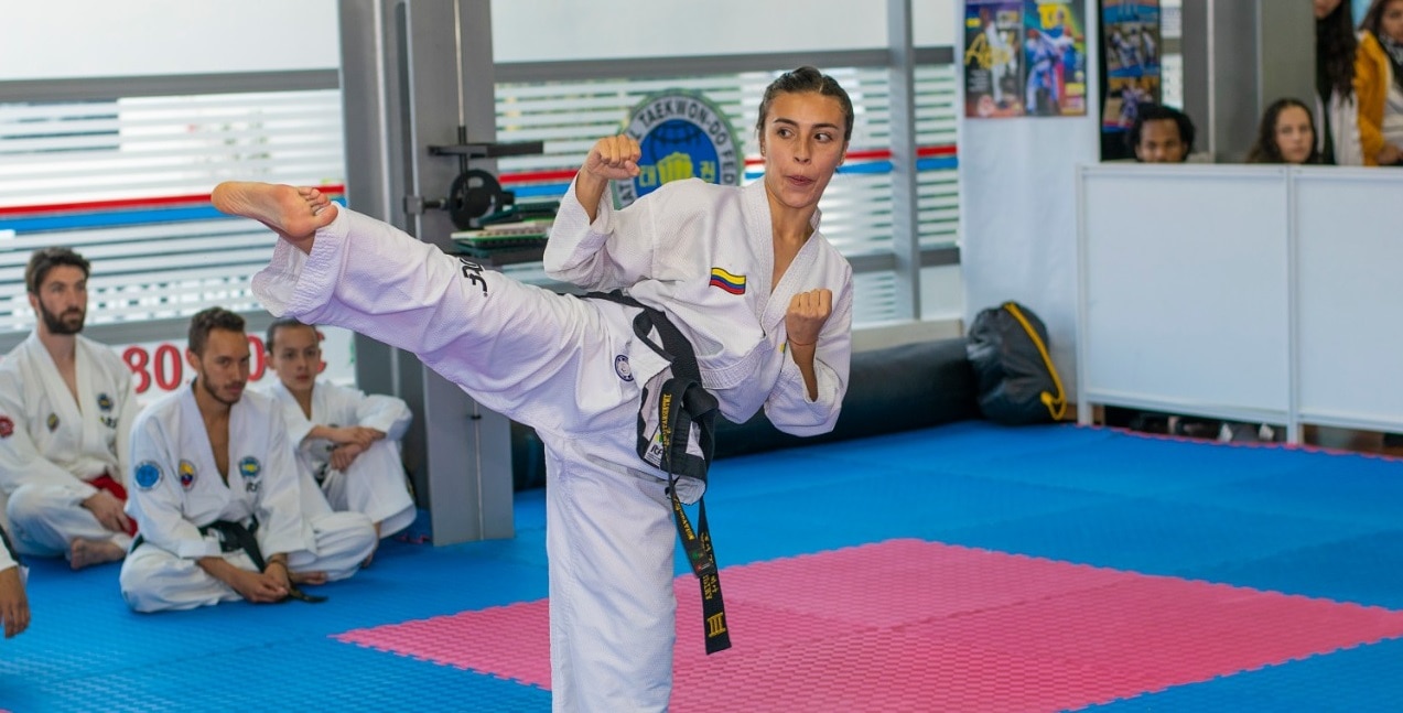 Honey Ospina, taekwondista colombiana patrocinada por BBVA