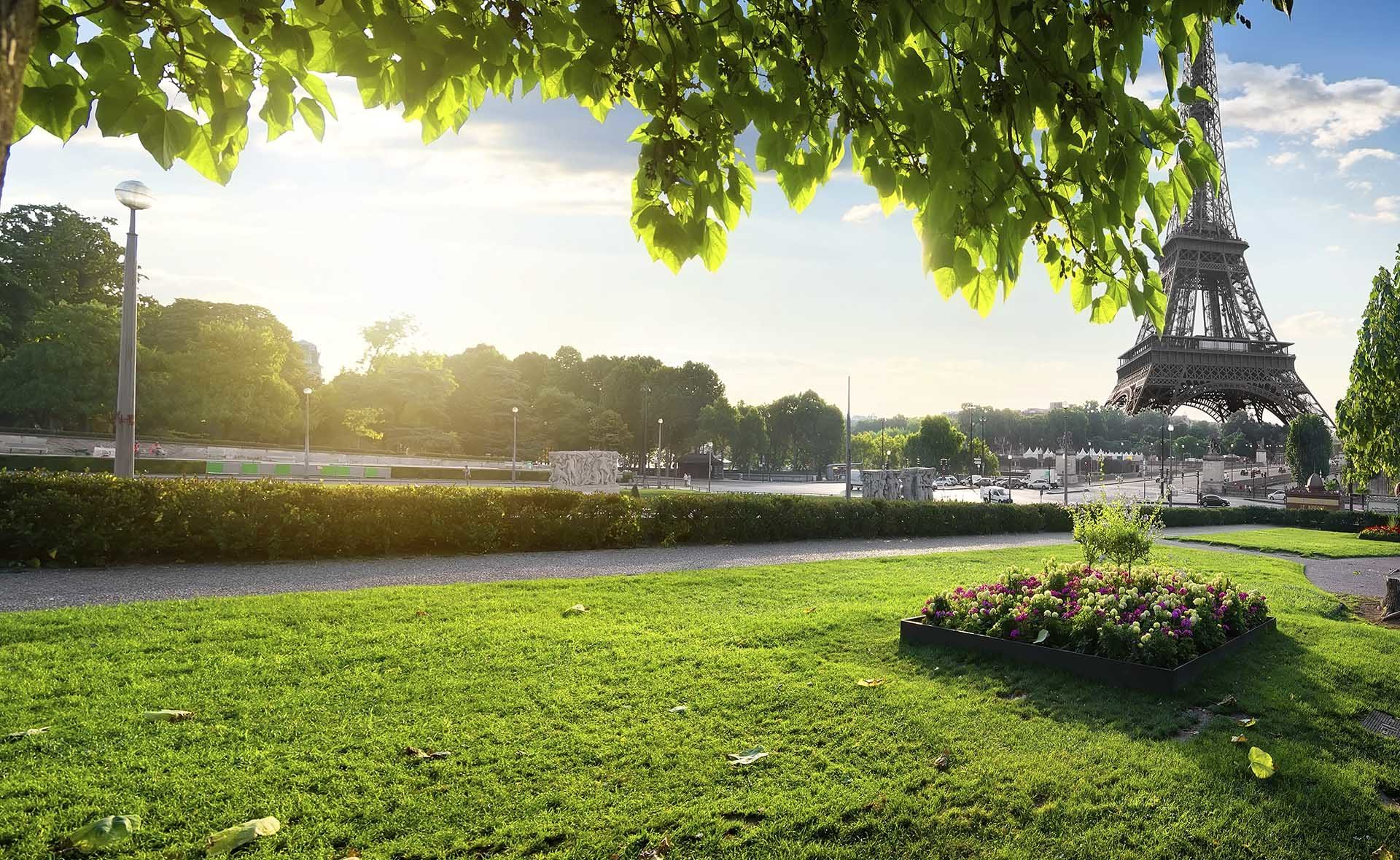Fotografía de Francia, París, verde, sostenible, Torre Eiffel, medioambiente
