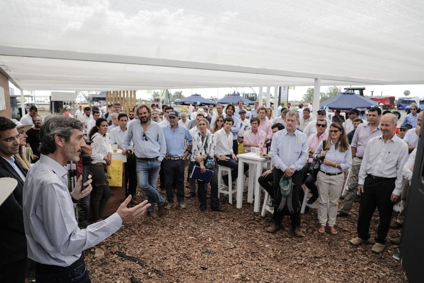 Martín Zarich en Expoagro Martín Zarich en Expoagro