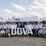 Visita institucional de Martín Zarich, presidente ejecutivo de BBVA Francés a Expoagro.