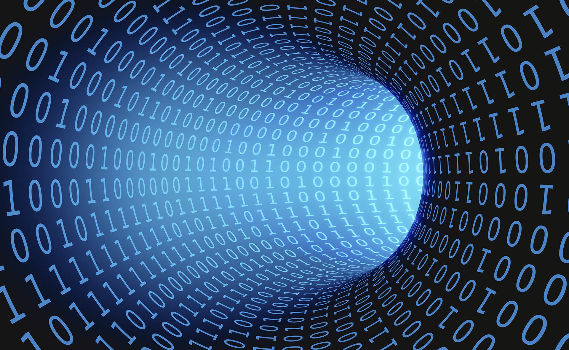 Préstamo digital, digitalización, tencología, innovación, binario, túnel, camino, financiación Fotografía de Préstamo digital, digitalización, tencología, innovación, binario, túnel, camino, financiación