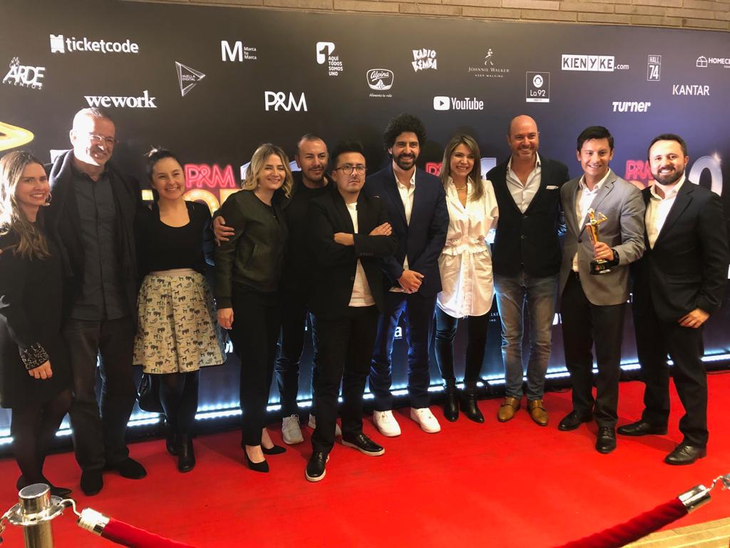 Equipo de BBVA y Sancho DDB durante el Top10 P&M Equipo de BBVA y Sancho DDB durante el Top10 P&M