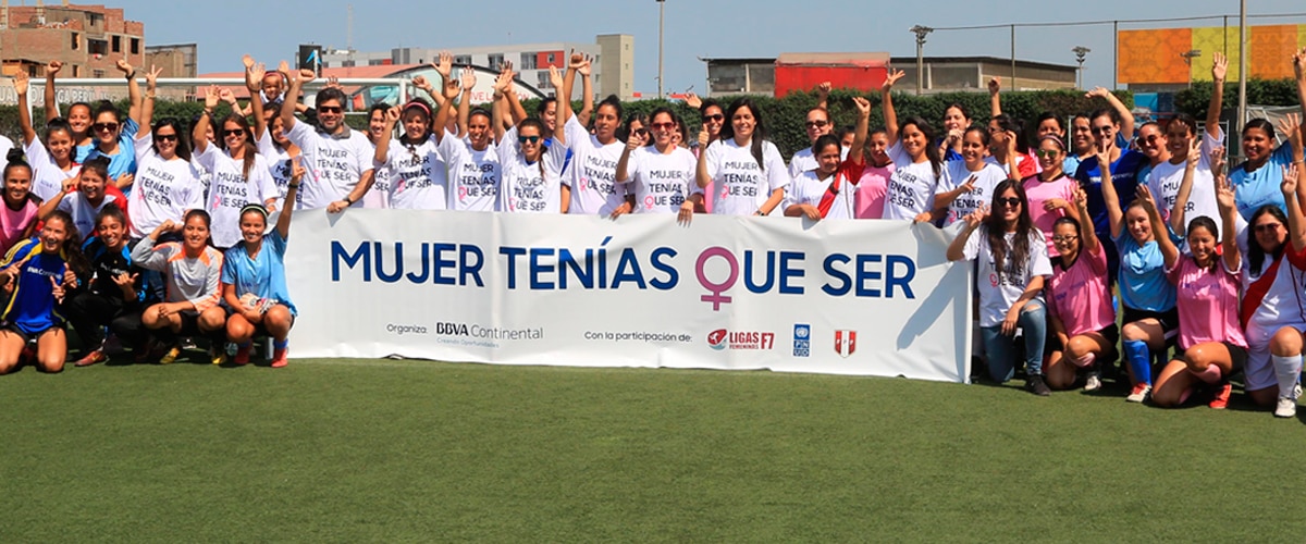 #MujerTeníasQueSer: el fútbol para lograr la igualdad de oportunidades