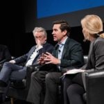 Carlos Torres Vila, presidente de BBVA, en la presentación del libro OpenMind en Boston @ MIT Ben Esakof