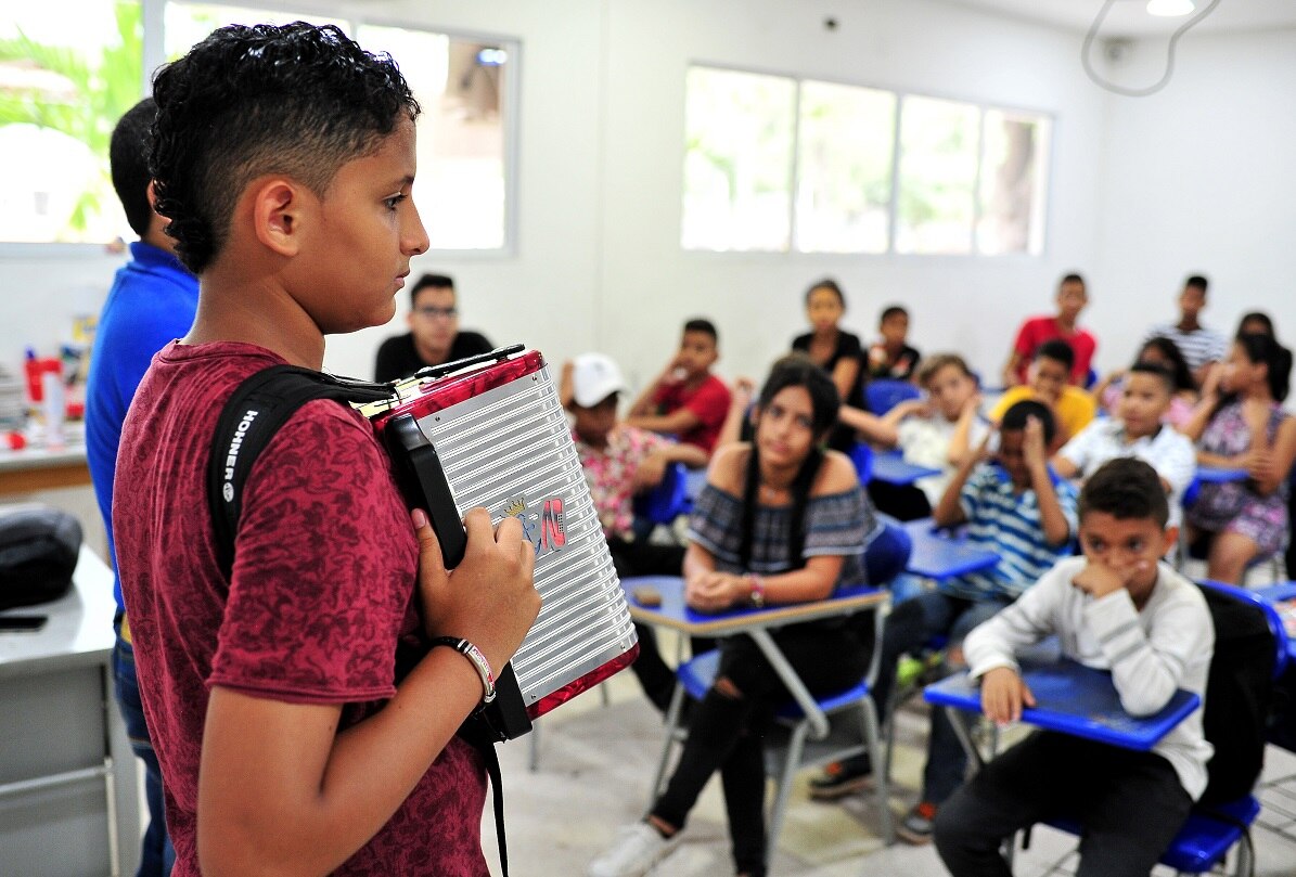 Con apoyo a jóvenes talentos, BBVA apuesta por la sostenibilidad del vallenato Con apoyo a jóvenes talentos, BBVA apuesta por la sostenibilidad del vallenato