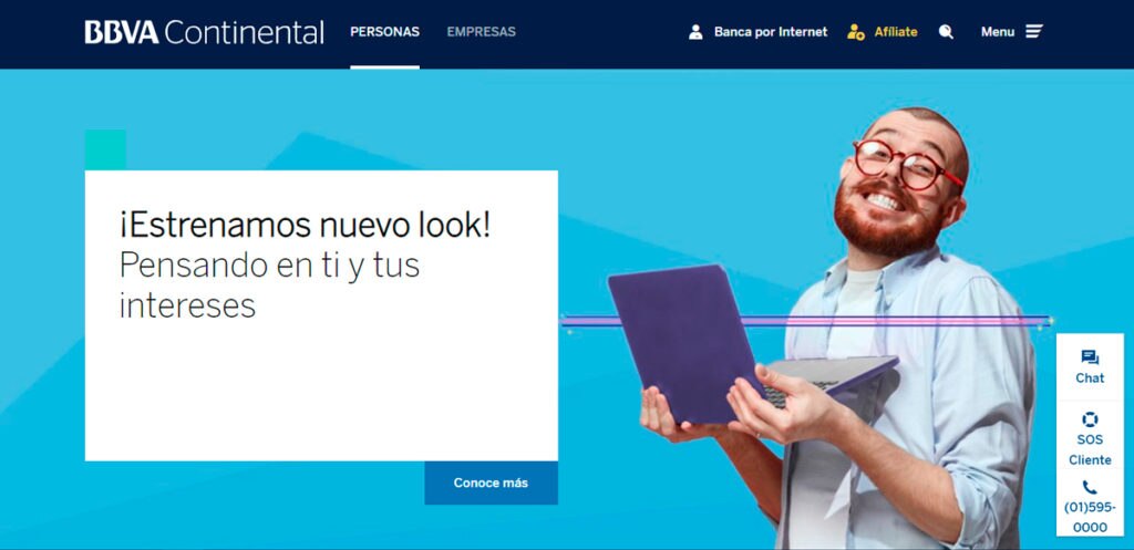 BBVA Continental estrena nueva web para transformar la experiencia del cliente
BBVA Continental estrena nueva web para transformar la experiencia del cliente