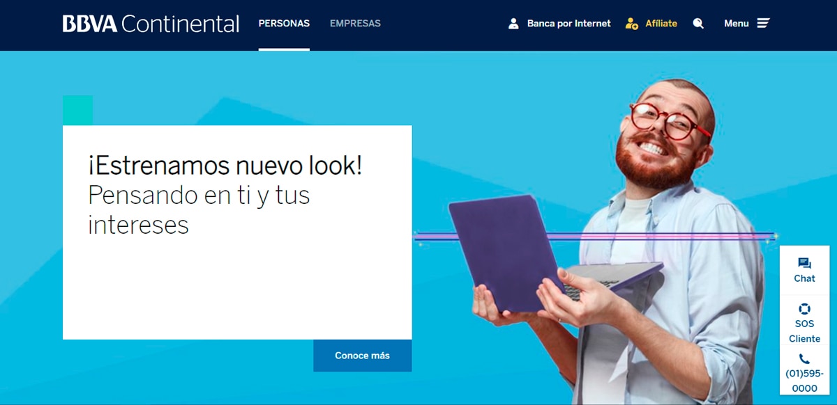 BBVA Continental estrena nueva web para transformar la experiencia del cliente
BBVA Continental estrena nueva web para transformar la experiencia del cliente