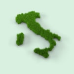 Fotografía de Italia, mapa, sostenibilidad, bota, verde, cesped, sostenible