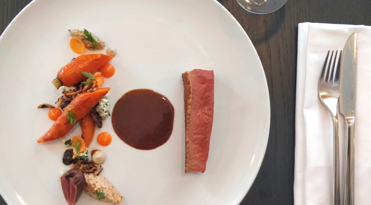 Plato con el que Andersen Lee conquistó la jurado de la Beca 50 Best BBVA Plato con el que Andersen Lee conquistó la jurado de la Beca 50 Best BBVA