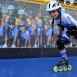 Manuela Rodríguez, es patinadora patrocinada por BBVA y tiene apenas 10 años.