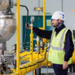 Fotografía de Conductos, tubos, trabajador, empresa, corporación, fábrica