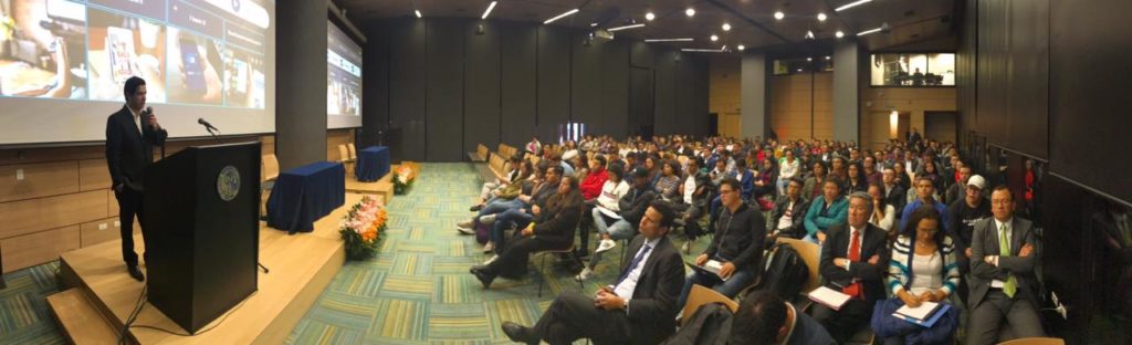 Jaime Espinosa, director de Open Innovation de BBVA Colombia en la cátedra BBVA Espinosa en cátedra BBVA